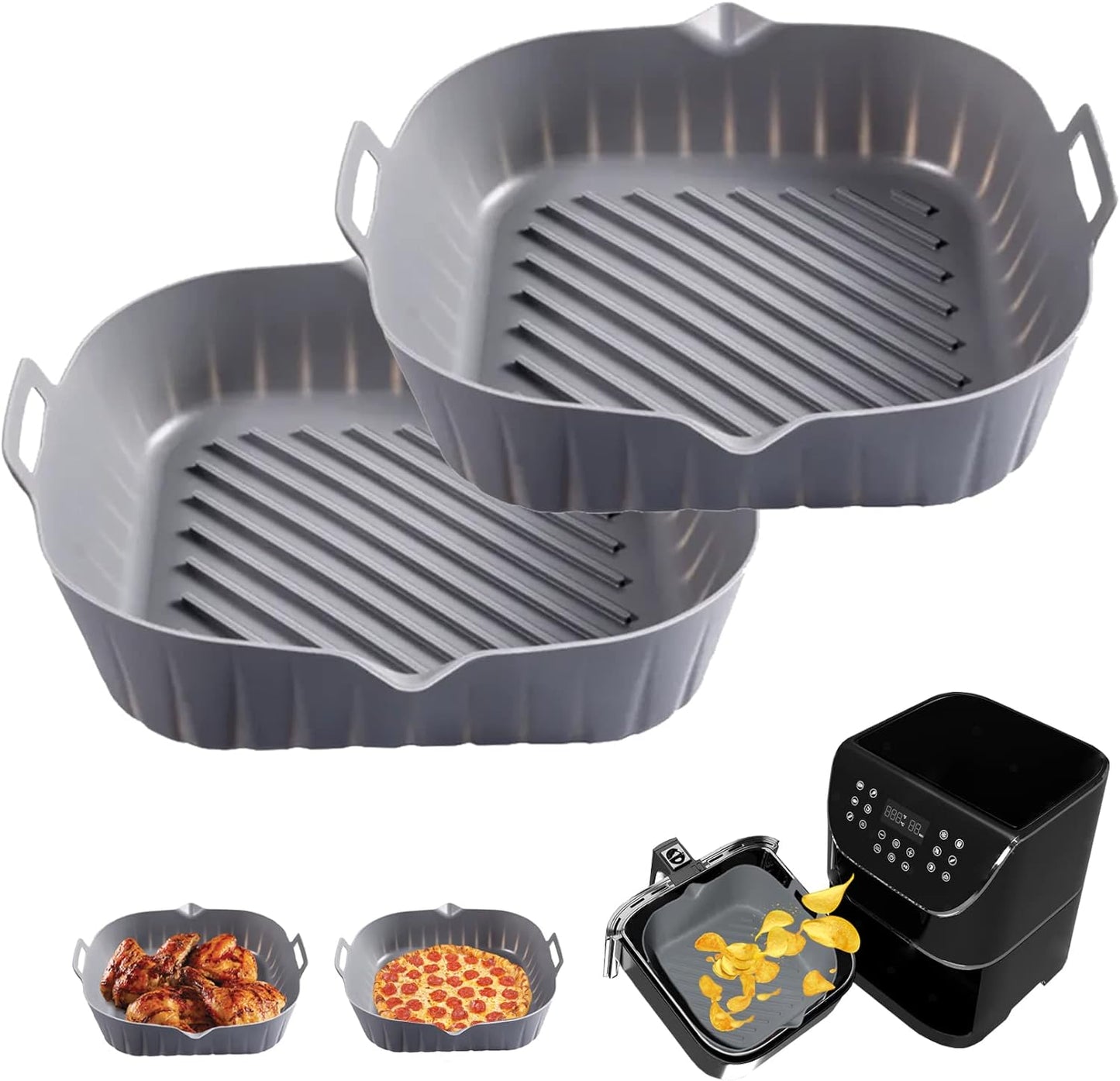 Molde de Silicona Reutilizable - AireFryer XL