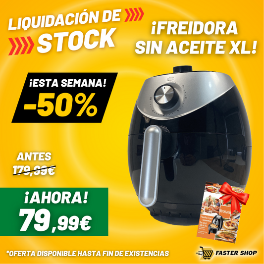 Freidora de aire sin aceite - Health Food™
