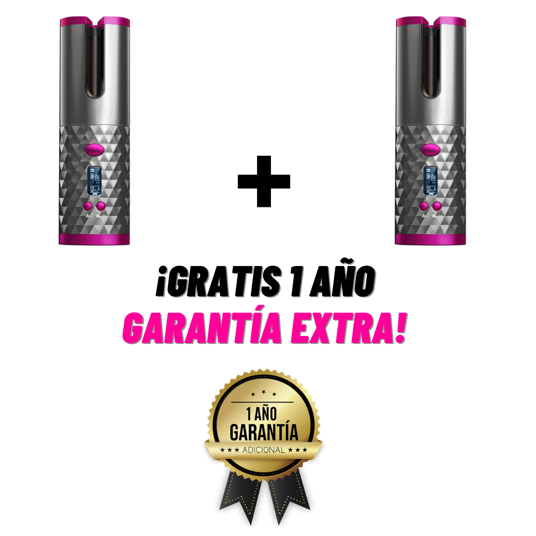 x2 Rizador de Pelo Automático - BeautéPro™ + Garantía extra GRATIS 1 AÑO