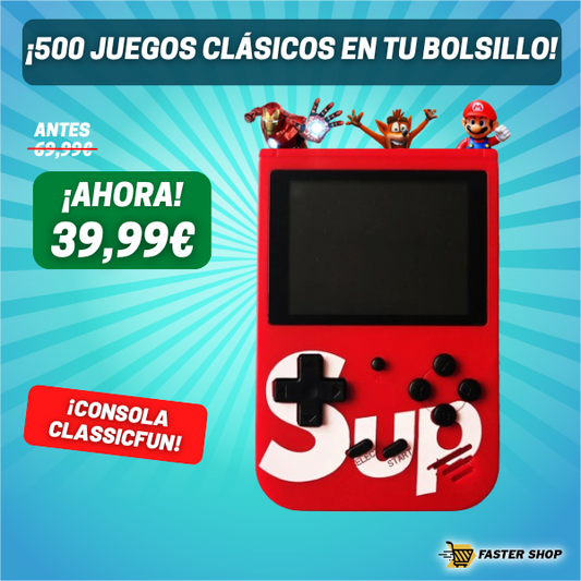 Consola ClassicFun 500 Juegos