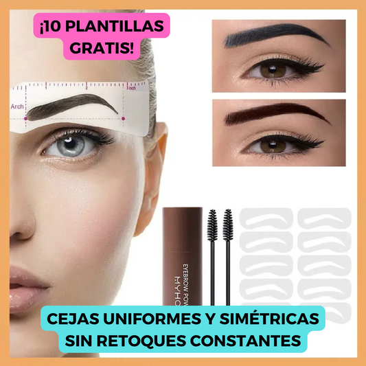 Corrector de Cejas BrowMaster + 10 Plantillas de REGALO