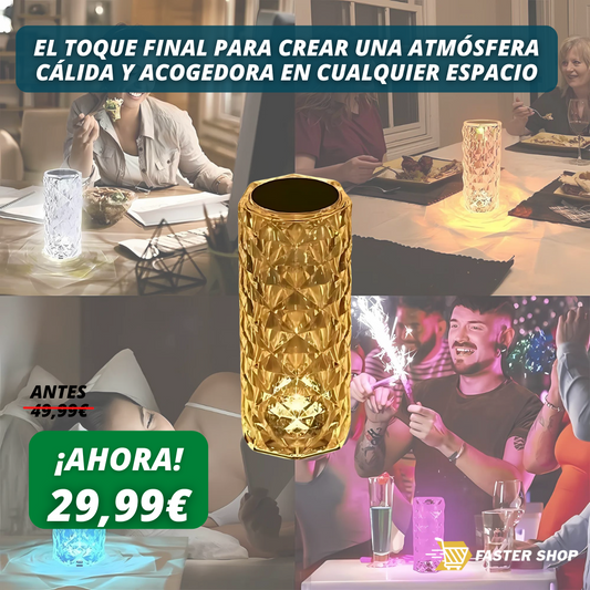 Lámpara de mesa LED - LumiRose