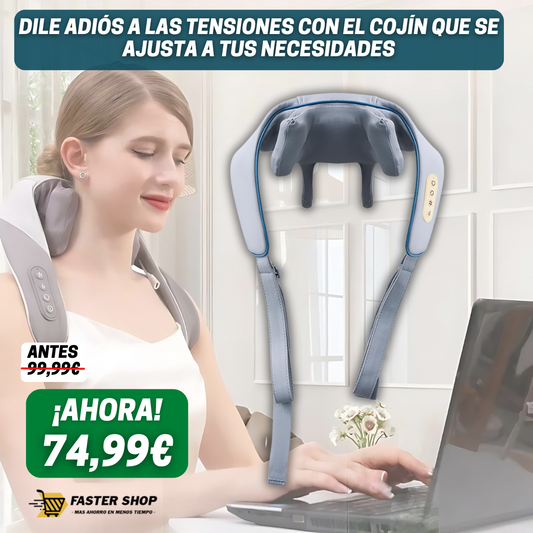 Cojín Masajeador Multifunción Shiatsu Comfort