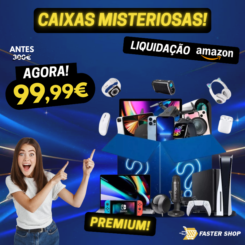 ⭐️ Caixas Misteriosas Premium [Liquidação Amazon Portugal]