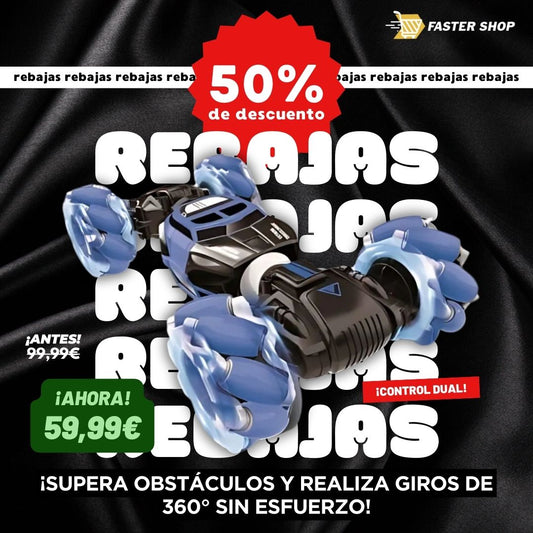 Coche Todoterreno Acrobático con Pulsera Sensor – Control Dual y Giros de 360°