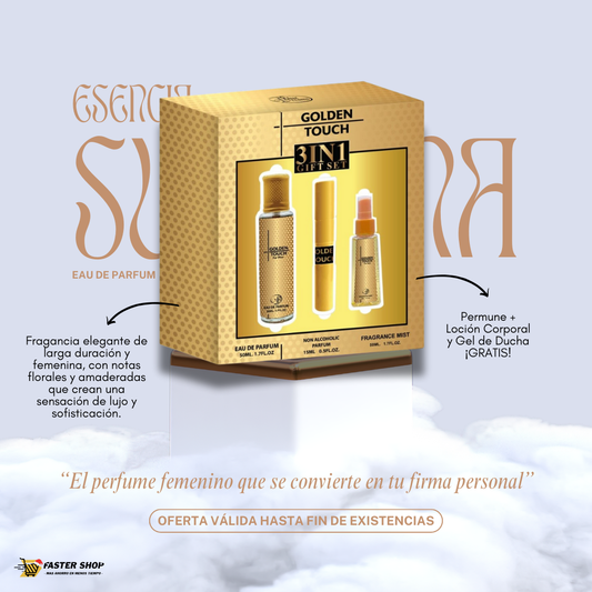 Set Esencia Suprema 3 en 1 – Fragancia, Hidratación y Cuidado Diario