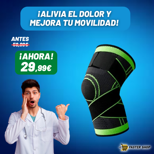 Rodillera Elástica de Compresión KneeFlex™