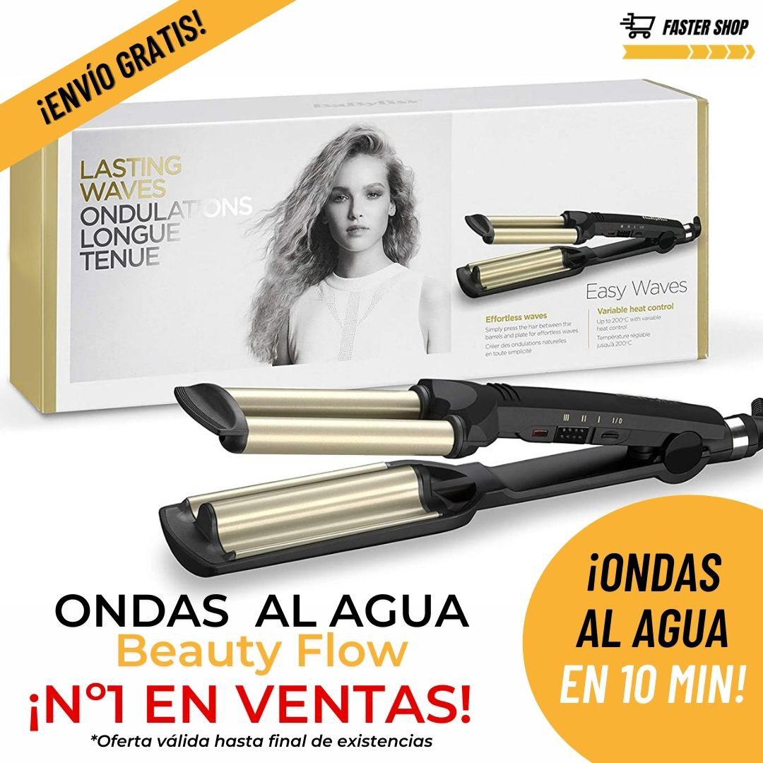 Plancha de ondas Beauty Flow