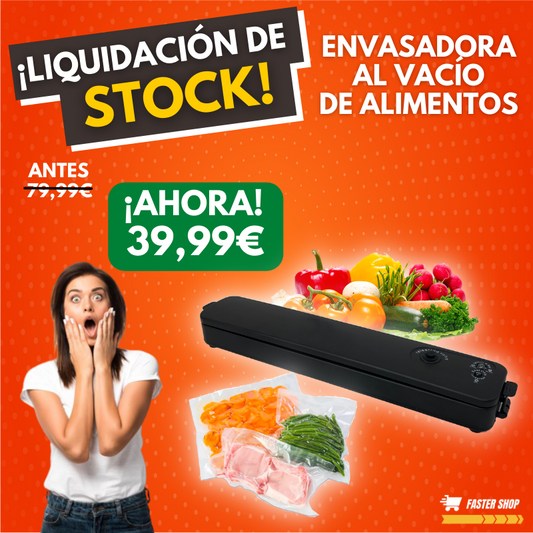 Envasadora de alimentos al vacío - MaxiFood™
