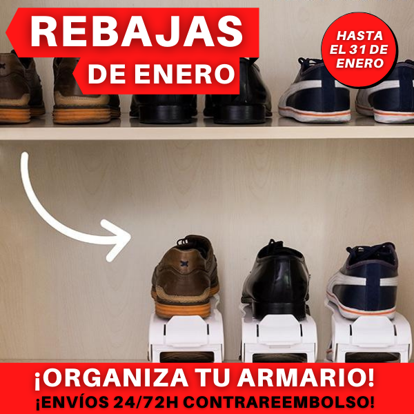 Organizador de Zapatos Regulable Home Organize™ (6 pares)